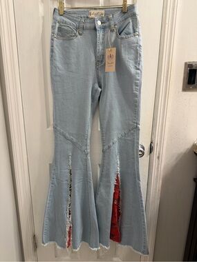 Kantha Bae Flare Leg Denim Jeans